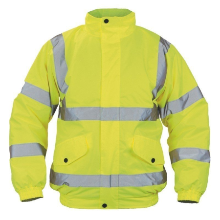 ECHIPAMENT DE PROTECTIE A MUNCII - Geaca reflectorizanta galbena CLOTON
