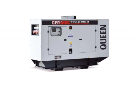 GENERATOARE INSONORIZATE - Generator insonorizat GENMAC Queen G100IS, 111kVA 400V, in SYNC DSE8610 + EG + WH + prize SK02