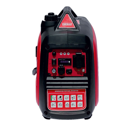 Generator portabil inverter GS1800 carcasat Pmax 2.0kW/230V rezervor 4L benzina start manual [5]