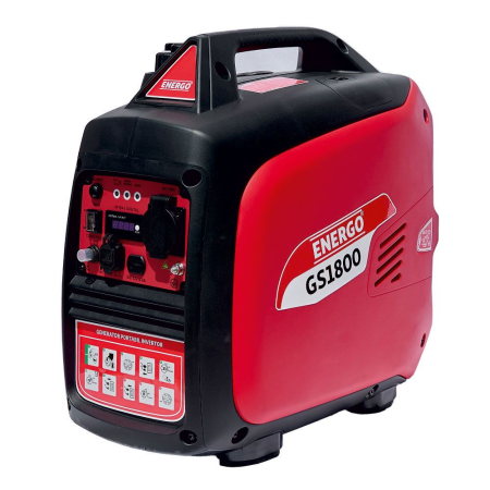 Generator portabil inverter GS1800 carcasat Pmax 2.0kW/230V rezervor 4L benzina start manual [1]