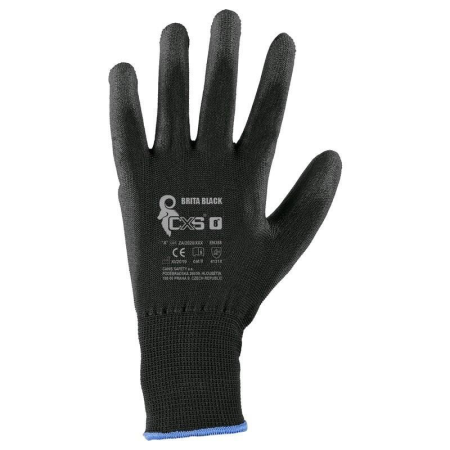 ECHIPAMENT DE PROTECTIE A MUNCII - Manusi imersate in poliuretan BRITA BLACK
