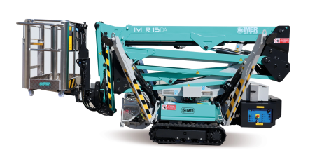 Nacela cu senile tip spider IMER ACCESS IM R15 DA Hlucru 15.1m/maxim 230kg, Honda GX390 11cp [12]