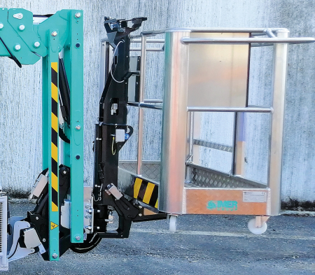 Nacela cu senile tip spider IMER ACCESS IM R19 SA EVO Hlucru 19m/maxim 230kg Honda GX390 11cp [5]