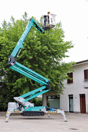 Nacela cu senile tip spider IMER ACCESS IM R23 DA H lucru 22.9m/maxim 230kg, Honda iGX 800 20cp [11]