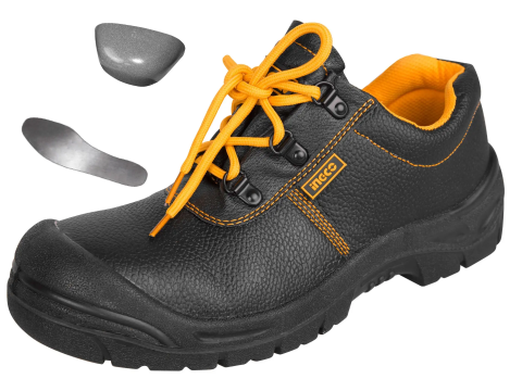 PANTOFI - Pantofi de Protectie Negri cu Talpa si Varf de Metal