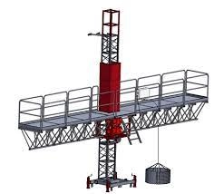 PLATFORME CREMALIERA - Platforma autoridicatoare DORUKUP-LIFT DL 1300 MONOCOLOANA H maxim 150m L maxim 10 m 400V