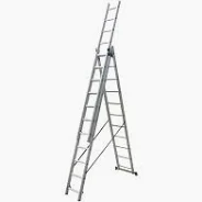 PRODUSE DE CURĂȚENIE ȘI GOSPODĂRIE - Scara, Aluminiu, 3 x 11 trepte, 7.11 m