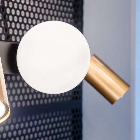 Spot SPOTY PL3, 2xGU10 + 1xE14, alamă, negru [1]