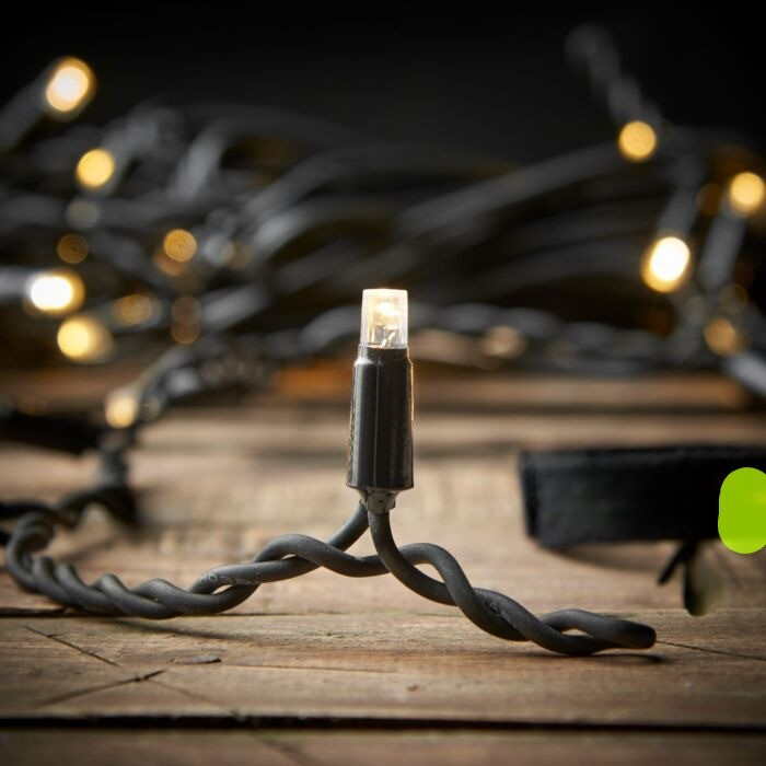 Instalatie Craciun Profesionala de Exterior IP65, 40 m, 960 Led-uri Mari ,Franjuri, Alb rece, Flash, Alimentator, Interconectabila, Prelungitor 6.5 m inclus, Fir Negru Cauciucat, 220v, OEM [15]