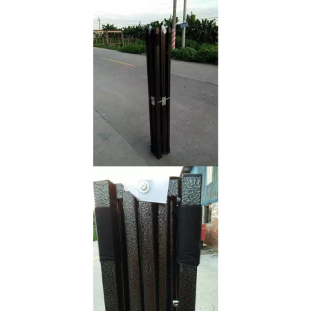 Cort Pavilion 3x3m Rosu Pliabil Cadru Metal pentru Curte, Gradina, Evenimente [5]