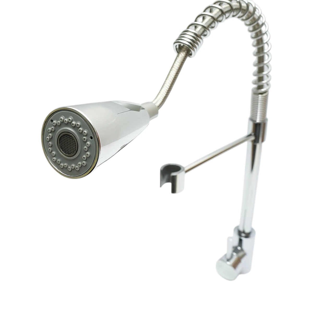 Baterie chiuveta bucatarie cu dus extractibil, pipa flexibila 2 functii, crom lucios [3]