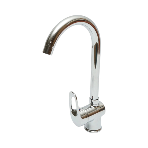 Baterii Chiuvete - Baterie chiuveta bucatarie rotativa monocomanda, cartus ceramic, crom lucios