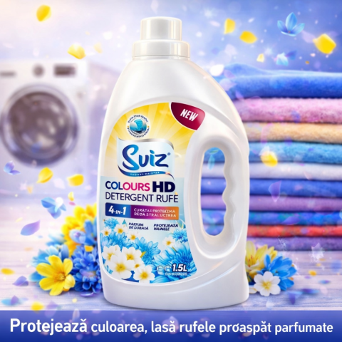 Balsam/Detergent Rufe - Detergent lichid rufe Colours HD, 1.5L