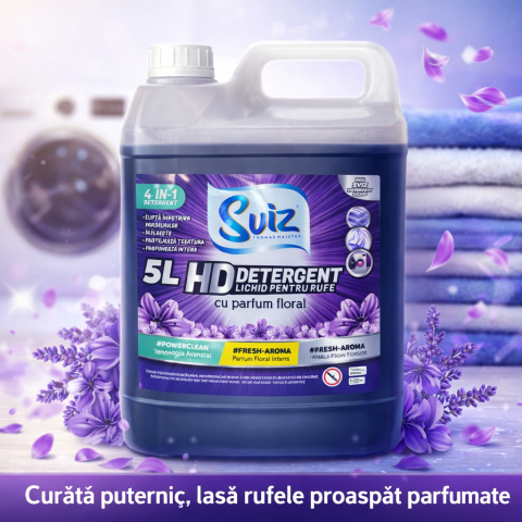 Balsam/Detergent Rufe - Detergent lichid rufe cu balsam Sviz HD 2 în 1, 5L