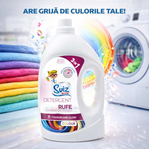 Balsam/Detergent Rufe - Detergent rufe universal Sviz Smart Colourcare Glow, 3L