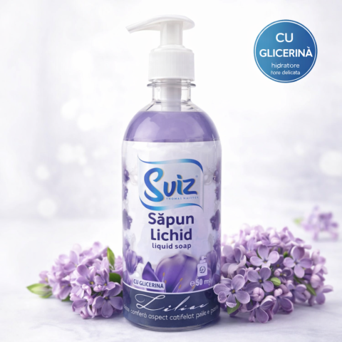 Sapun - Săpun lichid cu pompiță Sviz Lilac Flower, 500mL