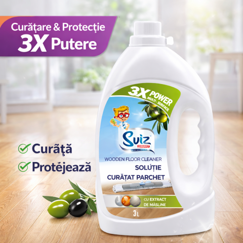 Soluti Pardoseli - Soluție curățat parchet Sviz Smart, 3L