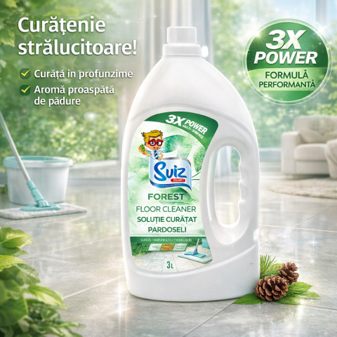Soluti Pardoseli - Soluție curățat pardoseli Sviz Smart Forest, 3L