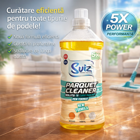 Soluti Pardoseli - Soluție parchet Sviz Parquet Cleaner, 1L