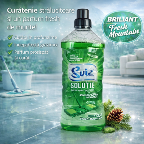 Soluti Pardoseli - Soluție pardoseli Sviz Fresh Mountain, 1L