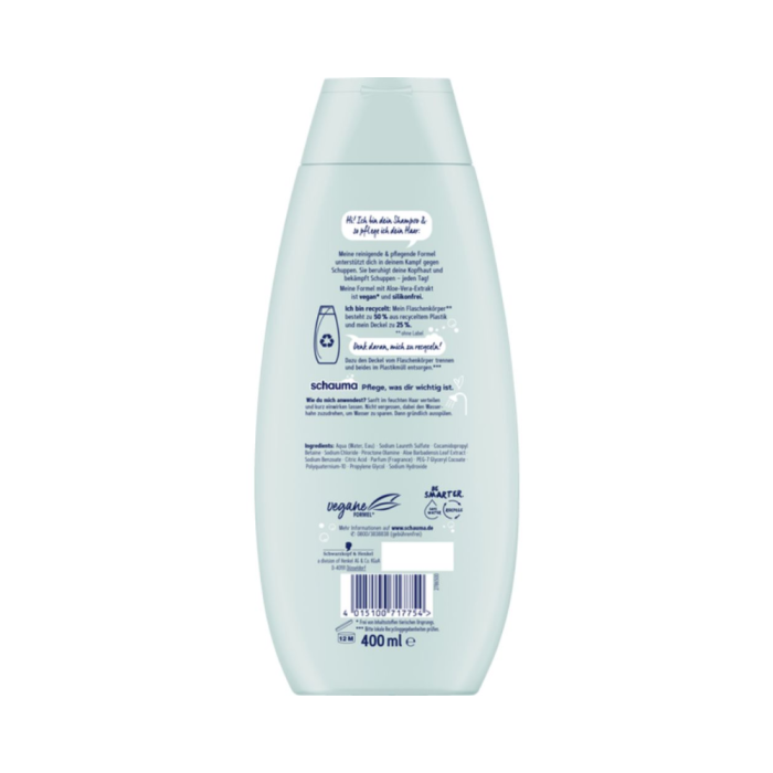 Șampon Schauma Men cu Aloe Vera pentru hidratare și prospețime, 400 ml [2]