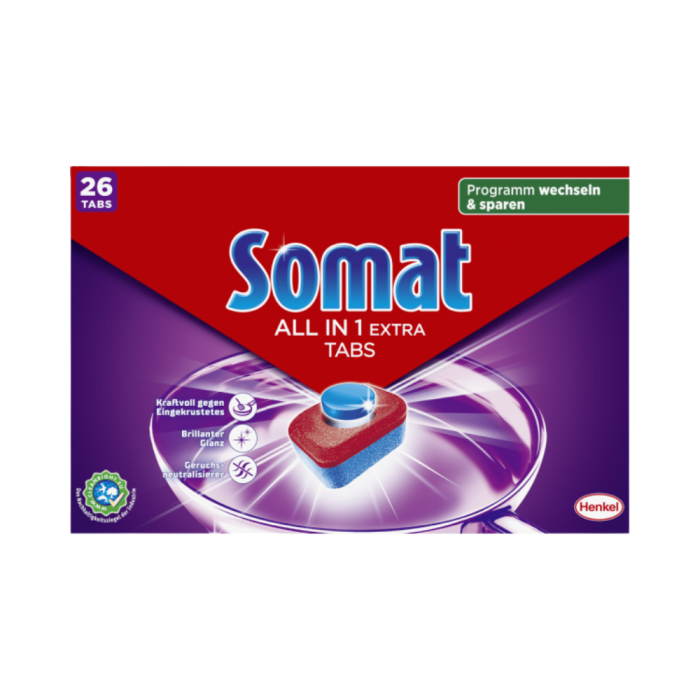 Tablete pentru mașina de spălat vase Somat All in 1 Extra, 26 buc [4]