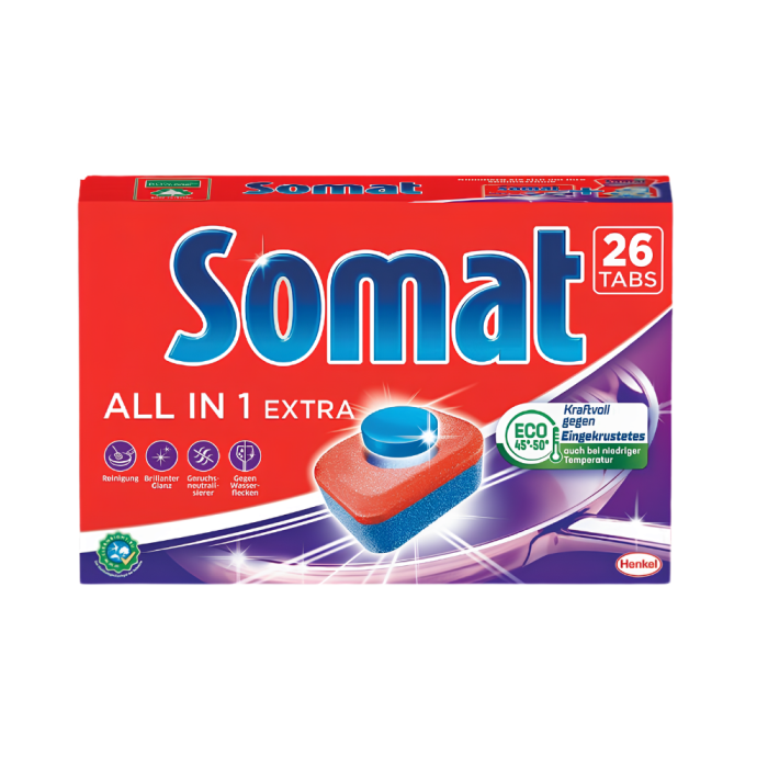 Tablete pentru mașina de spălat vase Somat All in 1 Extra, 26 buc [2]