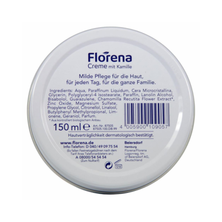 Cremă universală de îngrijire Florena cu mușețel, 150 ml [2]