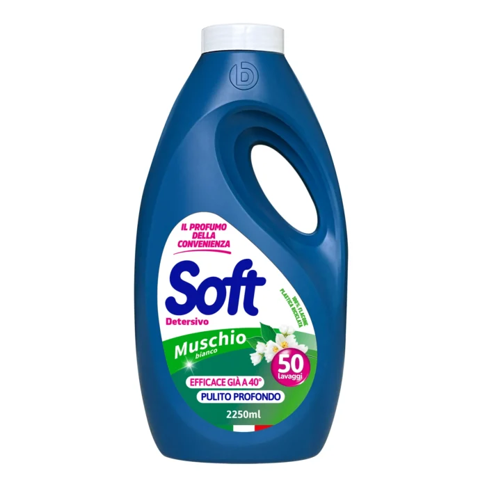 Detergenți - Detergent lichid SOFT Muschio Bianco 2250 ml