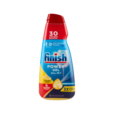 Bucătărie - Detergent vase Finish Power Gel All in 1, 600 ml / 30 spălări
