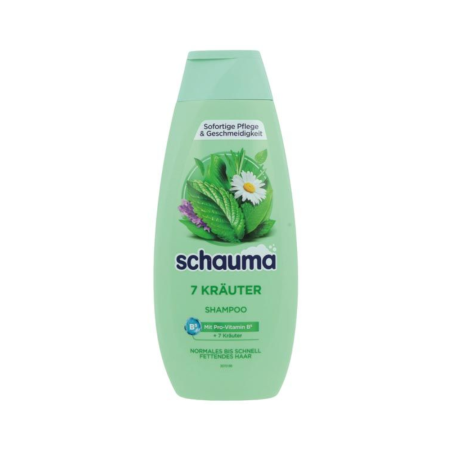 Șampoane și Geluri de duș - Șampon Schauma 7 Ierburi (7 Herbs) pentru volum și prospețime, 400 ml