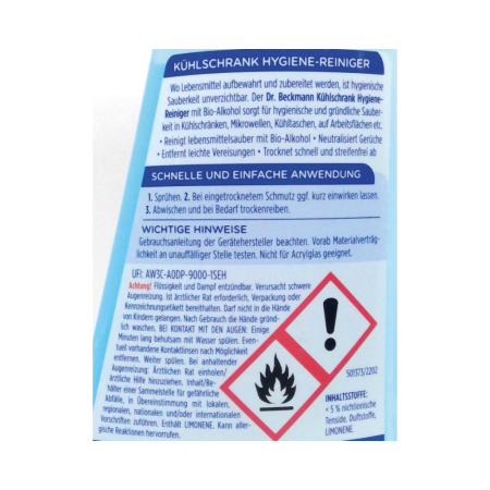 Spray igienic pentru bucătărie Dr. Beckmann, 250 ml [2]