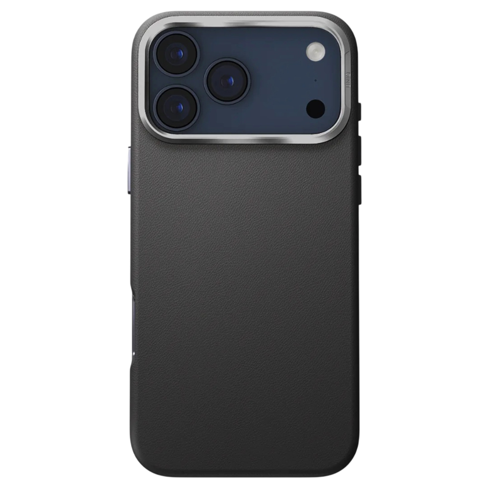 Husă iPhone 17 Pro UNIQ Lyden Leatherette – Neagră [6]