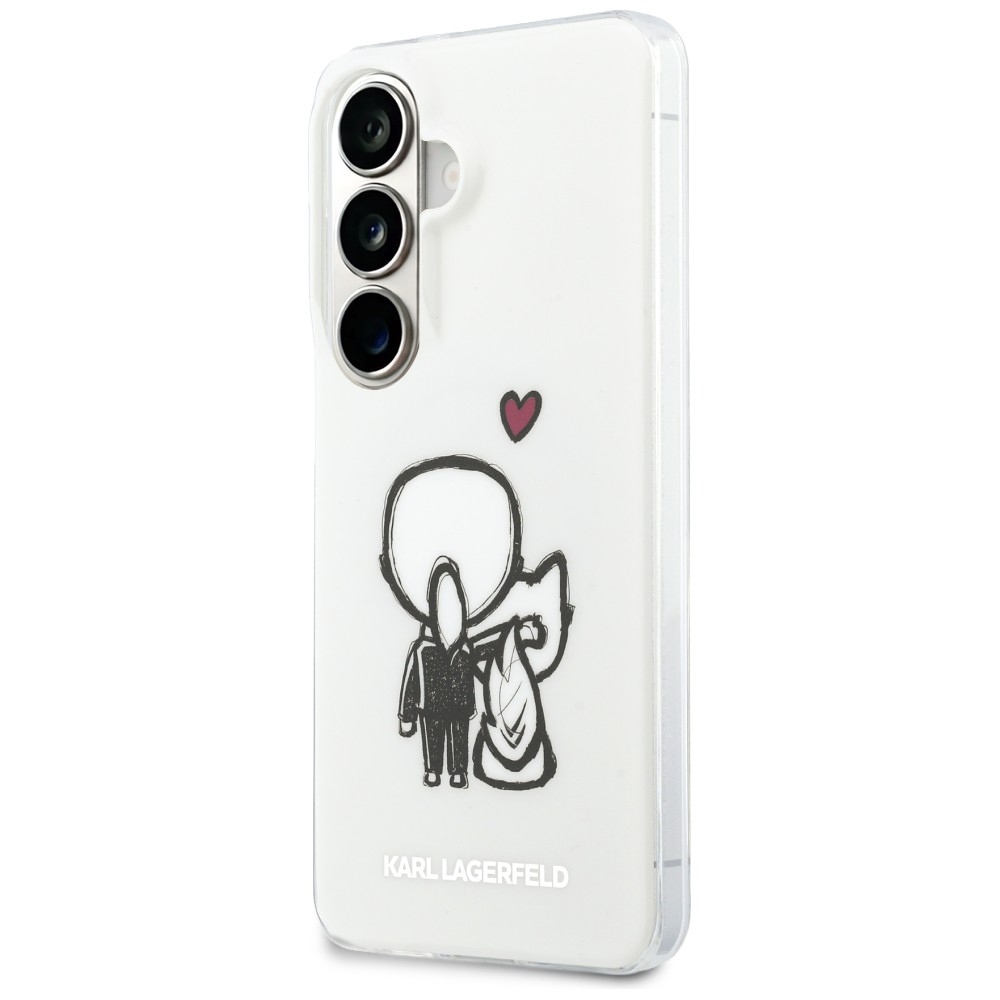 Husă Samsung Galaxy S26 Karl Lagerfeld K&C Back Logo MagSafe – Albă [5]