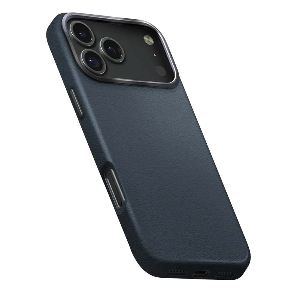 Husă iPhone 17 Pro Max UNIQ Lyden Leatherette – Steel Teal [6]