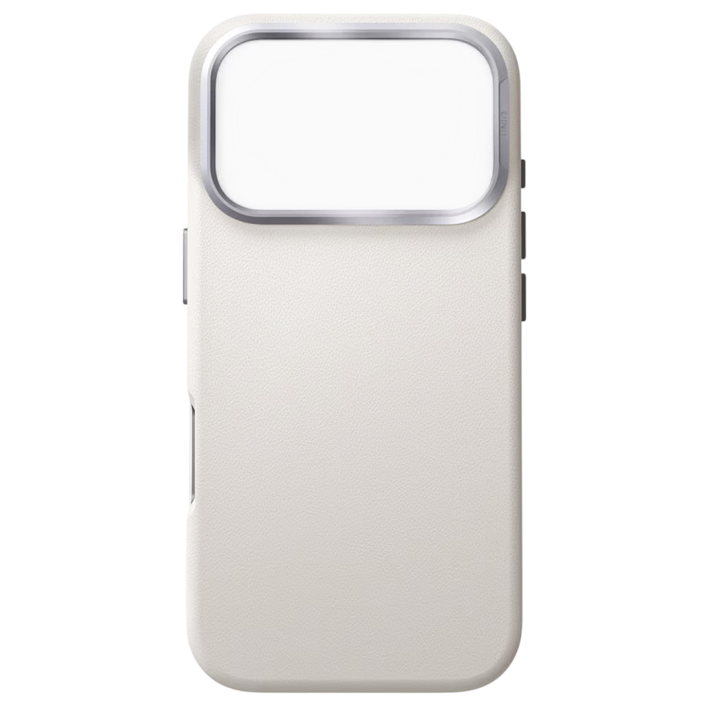 Husă iPhone 17 Pro Max UNIQ Lyden Leatherette – Gri [4]