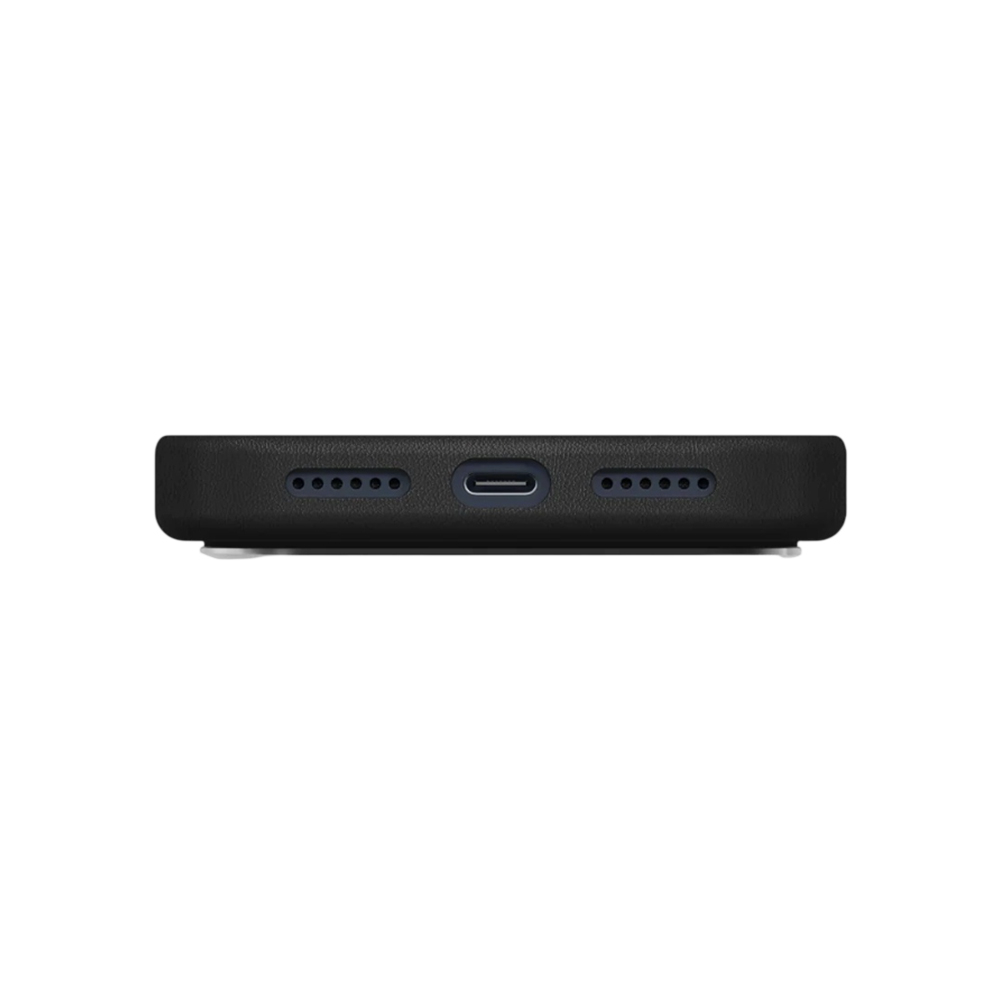 Husă iPhone 17 Pro UNIQ Lyden Leatherette – Neagră [4]