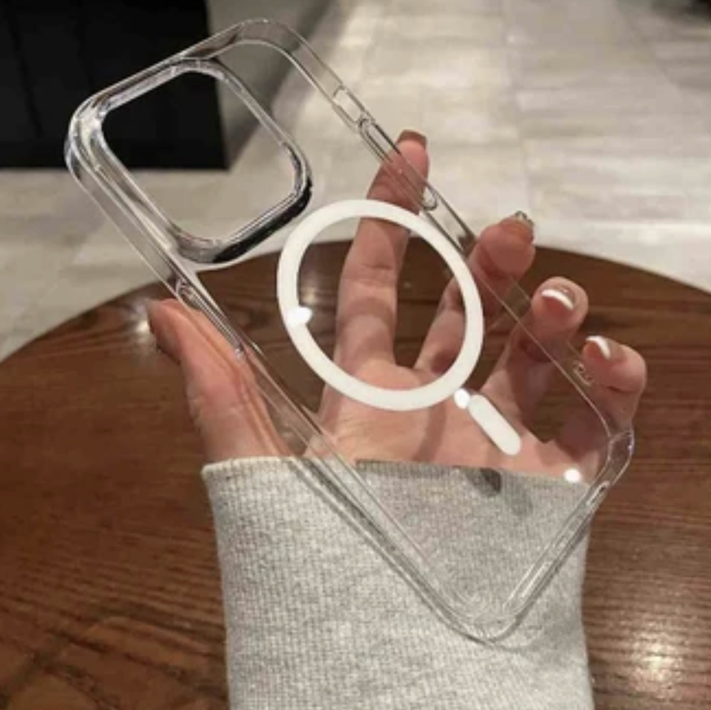 Husă MagSafe clear compatibila [3]