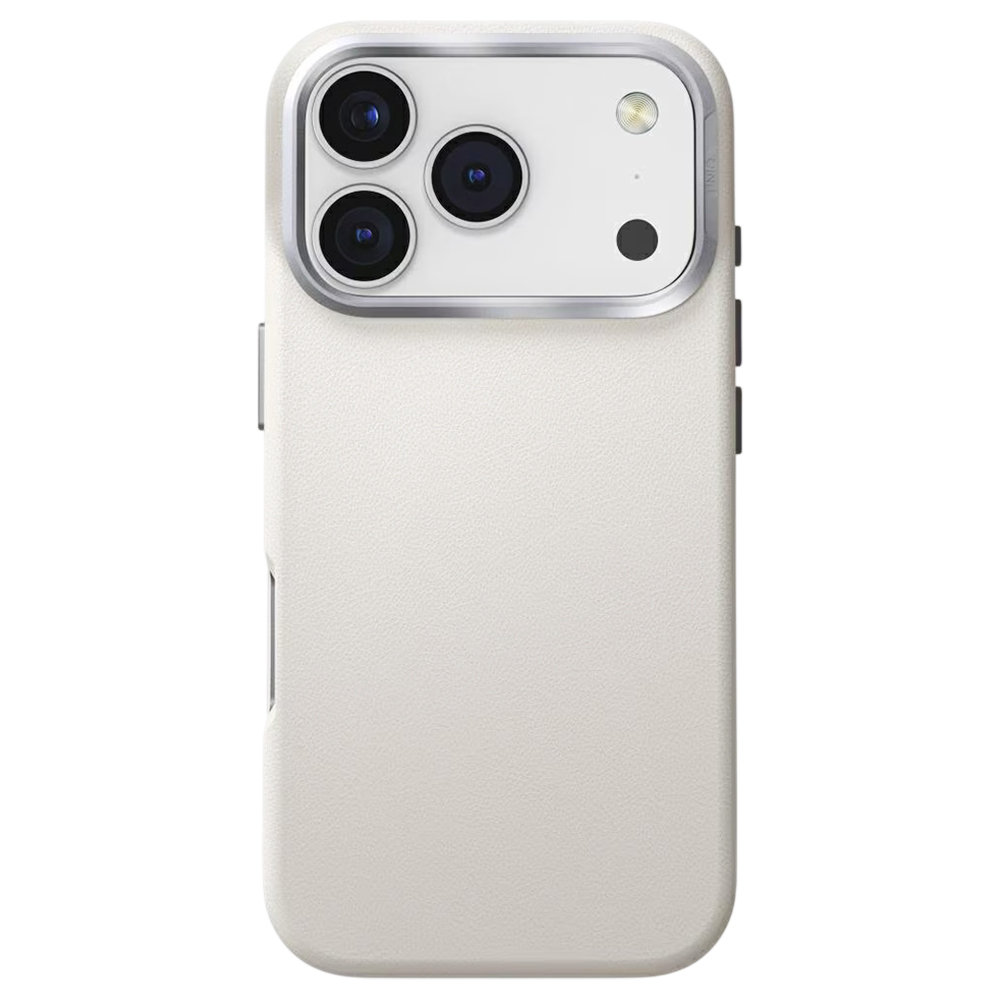 Husă iPhone 17 Pro UNIQ Lyden Leatherette – Gri [4]