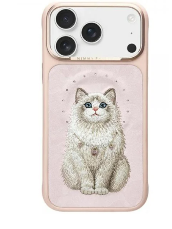 Husă Nimmy Lucky Fashion Cat iPhone 17 Pro Max MagSafe Roz [2]