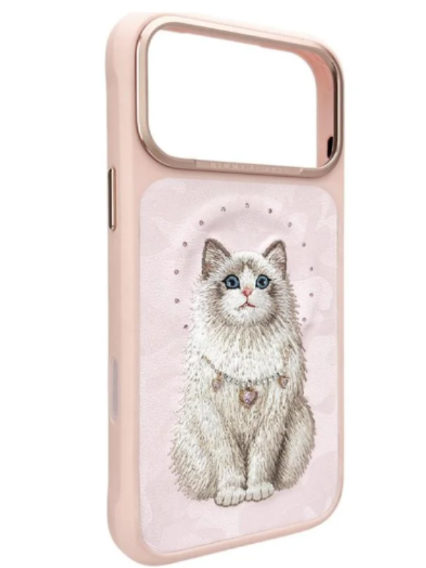 Husă Nimmy Lucky Fashion Cat iPhone 17 Pro Max MagSafe Roz [3]