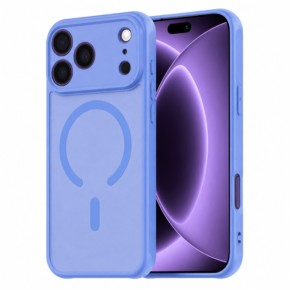 Husă HaloFrost II MagSafe iPhone 18/17 Pro Max, Sky Blue [4]