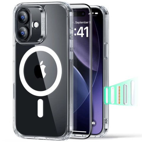 Accesorii GSM - Husa ESR Classic Hybrid HaloLock iPhone 17 cu Folie Clear