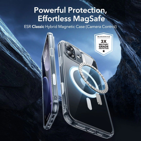 Husa ESR Classic Hybrid HaloLock iPhone 17 cu Folie Clear [3]