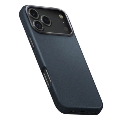 Husă iPhone 17 Pro Max UNIQ Lyden Leatherette – Steel Teal [5]