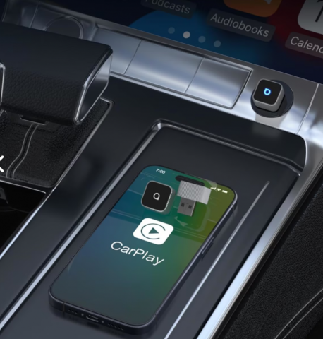 Adaptor wireless Ottocast Mini Cube CP88-T2 CarPlay Android Auto [2]