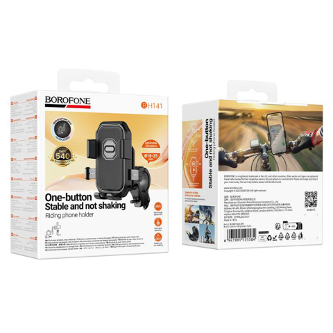 Accesorii GSM - Suport mecanic Borofone pentru telefon cu prindere pe ghidon