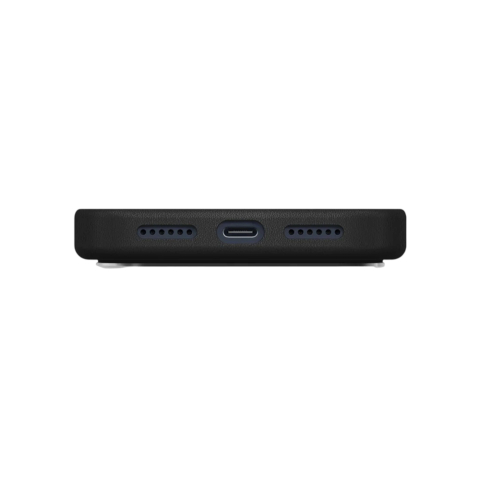 Husă iPhone 17 Pro UNIQ Lyden Leatherette – Neagră [3]