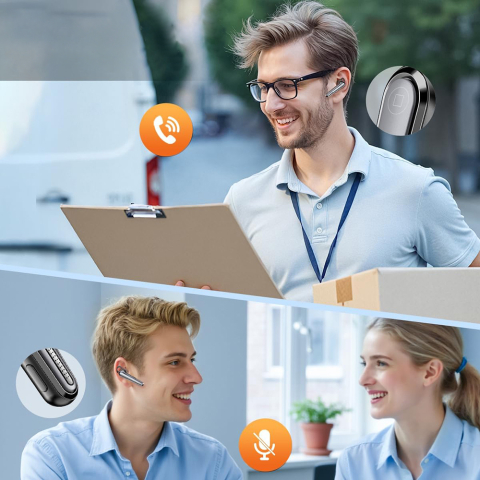 Cască Bluetooth Techsuit Voicera CB3, Hands-Free, ENC [2]