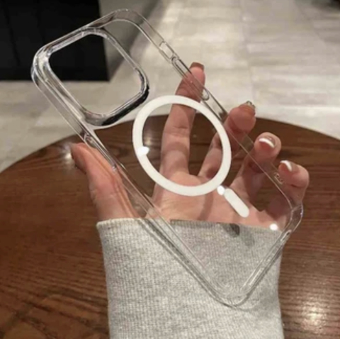 Husă MagSafe clear compatibila [2]